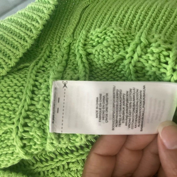 Polo ralph lauren kable knit cotton sweater size large - Picture 4 of 4